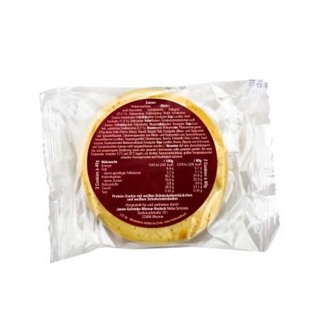 Protein Cookies weiße Schokolade Geschmack