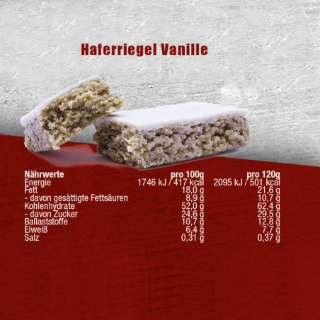 Energy Oat Bar Protein Haferriegel Vanille 120g