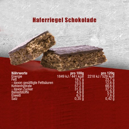 Energy Oat Bar Protein Haferriegel Schokolade 120 g