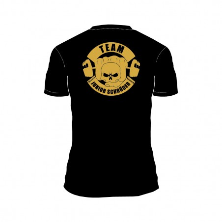 Junior Schröder Logo Team T-Shirt schwarz gold