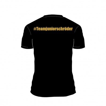 Junior Schröder Logo Team T-Shirt schwarz gold