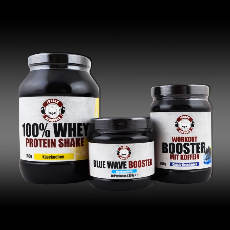 Trainings Booster Paket mit Whey Shake Workout & Wave Booster
