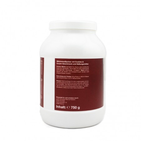 100% Casein Protein Shake Cookie Cream Geschmack