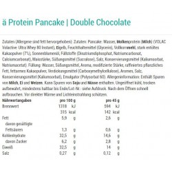 Protein Pancake mit Double Chocolate Geschmack 45 g