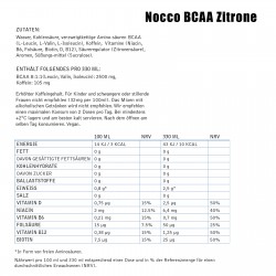 Nocco BCAA 330ml mit Zitronen Geschmack
