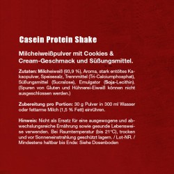 100% Casein Protein Shake Cookie Cream Geschmack