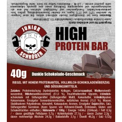 High Protein Riegel Dunkle Schokolade