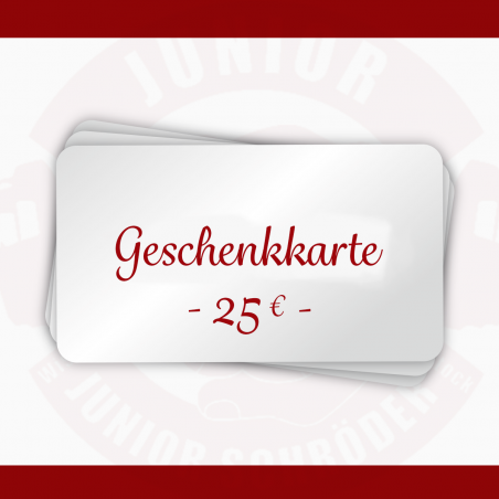 Geschenkkarte 25 Euro
