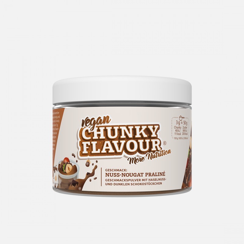 Chunky Flavour Vegan Nuss Nougat Praliné 250g