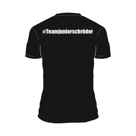 Junior Schröder Team T-Shirt schwarz weiß