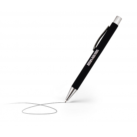 Soft Touch Kugelschreiber Schwarz Junior Schröder