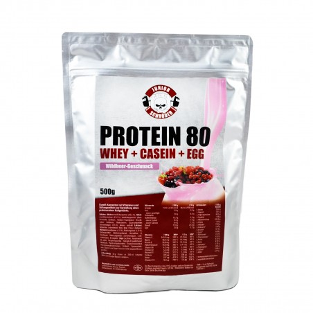 Protein 80 mit Wildbeere Geschmack 750g