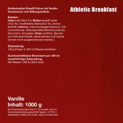 Athletic Breakfast Vanille Geschmack