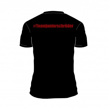 Junior Schröder Team T-Shirt schwarz bordeaux